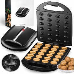 Opiekacz Do Orzeszków Na Przekąski Forma Do Ciastek 24szt. 1400W