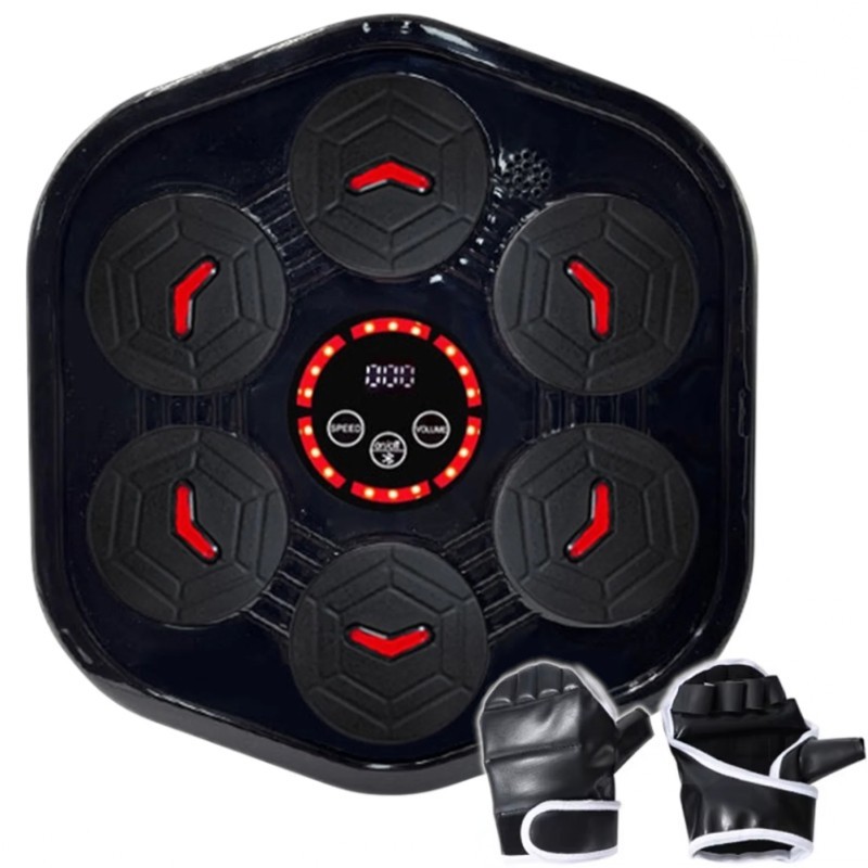 Gruszka Bokserska z Rękawicami Elektroniczna 9 programów 9 szybkości Głośnik Bluetooth