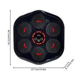 Gruszka Bokserska z Rękawicami Elektroniczna 9 programów 9 szybkości Głośnik Bluetooth