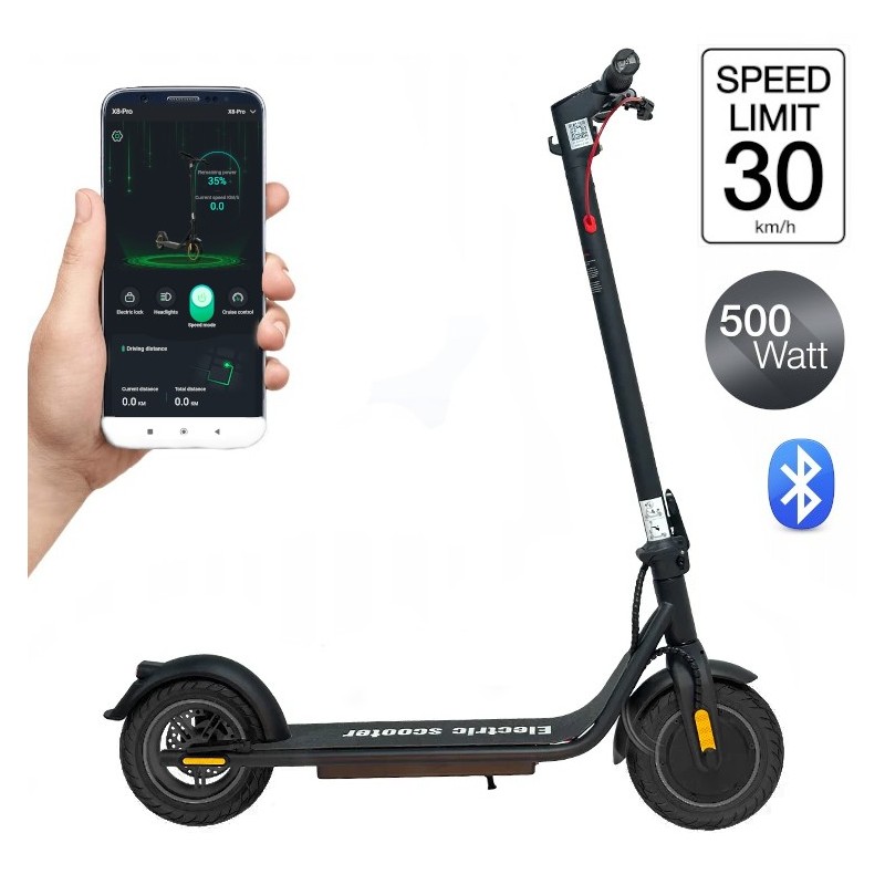 Elektryczna Hulajnoga E-scooter X8 Pro 3 Prędkości 500W Bluetooth