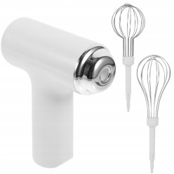 Bezprzewodowy Mikser Trzepaczka Do Jajek, Bitej Śmietany 2 Końcówki 3 Prędkości