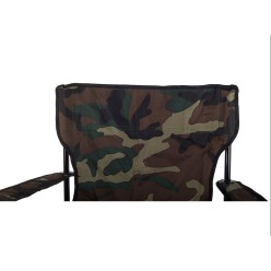 Fotel Krzesełko Wędkarskie Składane Moro Duże Solidne z Uchwytem