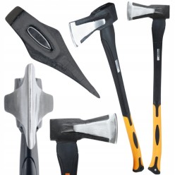 Siekiera Rozłupująca 2,5KG z Klinem Długa 80 cm