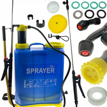 Plecakowy Opryskiwacz Ciśnieniowy Ręczny Ogrodowy 16L