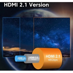 Kabel Przewód HDMI 2.1 Ultra High Speed 8k/4k 60hz/120hz 3m