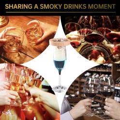 Zestaw Barmański Do Drinków Smoker Whisky Cocktail 5 Zapachów