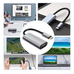 Zestaw Adapter HDMI USB-C z + Przewód HDMI 3metry