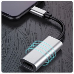 Zestaw Adapter HDMI USB-C z + Przewód HDMI 3metry
