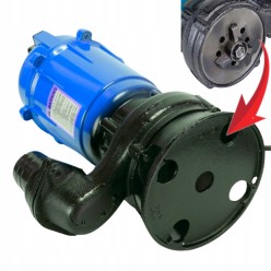 Pompa Szamba, Do Wody Brudnej z Tnącym Nożem 4150 Wat z Adapterem Do Węża