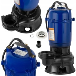 Pompa Szamba, Do Wody Brudnej z Tnącym Nożem 4150 Wat z Adapterem Do Węża