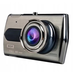 Samochodowy Rejestrator Jazdy Dwie Kamery Czujnik Ruchu Kamera Cofania