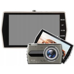 Samochodowy Rejestrator Jazdy Dwie Kamery Czujnik Ruchu Kamera Cofania