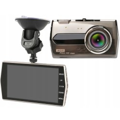 Samochodowy Rejestrator Jazdy Dwie Kamery Czujnik Ruchu Kamera Cofania