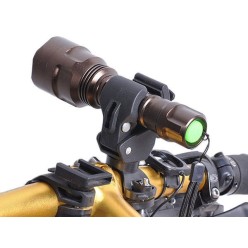 Lampka Rowerowa Uniwersalny Uchwyt Rowerowy z Latarką