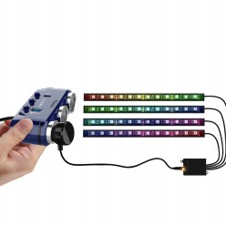 Samochodowa Ładowarka Do Telefonu z Rozdzielaczem i Woltomierzem 12/24V