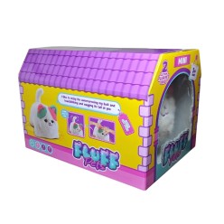 Interaktywny Pluszowy Kotek - Mruczy, Rusza Oczami, Powtarza Słowa