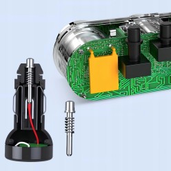 Samochodowa Ładowarka Do Telefonu z Rozdzielaczem i Woltomierzem 12/24V