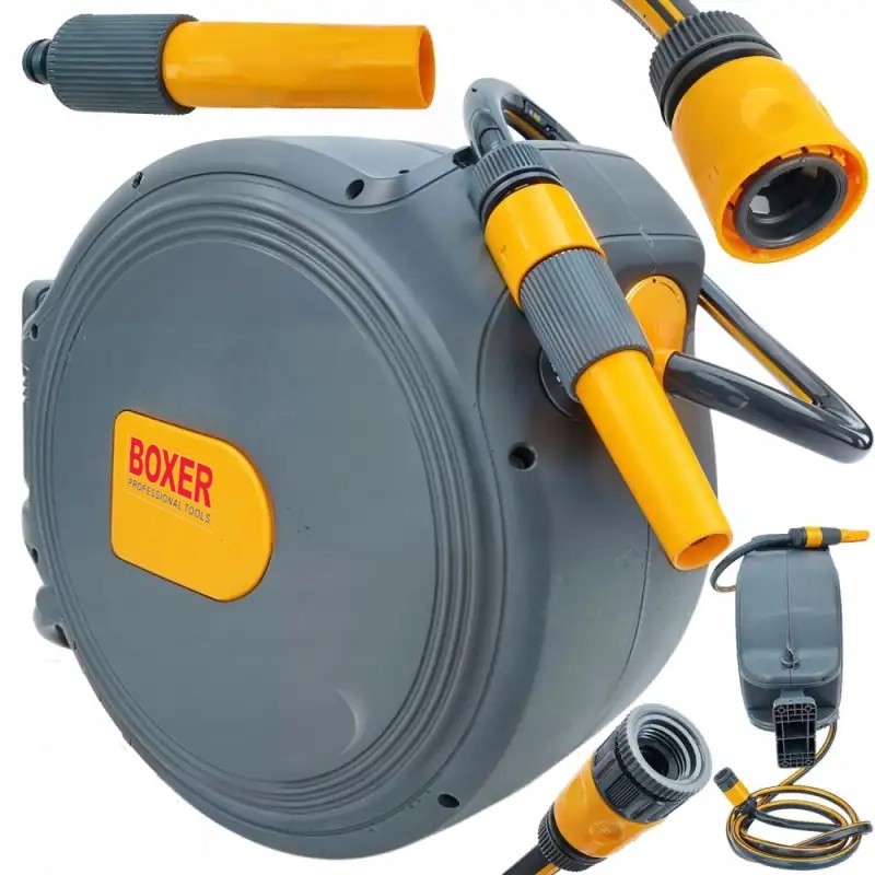 Automatyczny Zwijacz na Wąż Bęben Ogrodowy 20M Naścienny