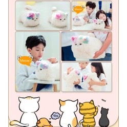 Interaktywny Pluszowy Kotek - Mruczy, Rusza Oczami, Powtarza Słowa