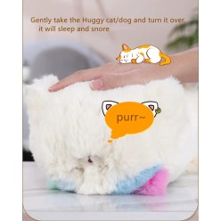 Interaktywny Pluszowy Kotek - Mruczy, Rusza Oczami, Powtarza Słowa