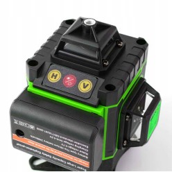 Laserowa Poziomica 16 Linii Zestaw z Pilotem, Podstawą i Wieszakiem Magnetycznym 360°