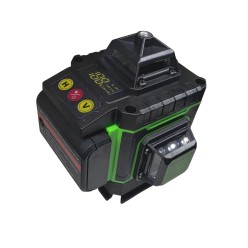 Laserowa Poziomica 16 Linii Zestaw z Pilotem, Podstawą i Wieszakiem Magnetycznym 360°