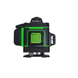 Laserowa Poziomica 16 Linii Zestaw z Pilotem, Podstawą i Wieszakiem Magnetycznym 360°