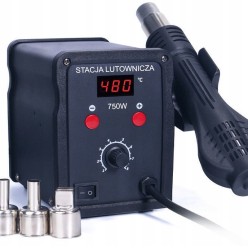 Stacja Lutownicza Na Gorące powietrze 100°C - 480°C Lutownica Hot Air