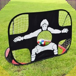 2w1 Bramka Treningowa do Piłki Nożnej + Mata do Celowania