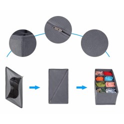 Organizer Do Szafy Zestaw 3 szt Pojemniki Na Bieliznę