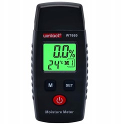 Uniwersalny Wilgotnościomierz Miernik Wilgoci Drewna Betonu Cegły Gipsu