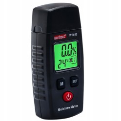 Uniwersalny Wilgotnościomierz Miernik Wilgoci Drewna Betonu Cegły Gipsu