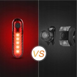 Zestaw Lampka Rowerowa Przód Tył Światła Rowerowe USB 1000 Lumenów