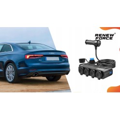 Rozdzielasz Samochodowy 12/24V Ładowarka 3xUSB Gniazdo Zapalniczki