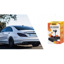 Rozdzielasz Samochodowy 12/24V Ładowarka 3xUSB Gniazdo Zapalniczki