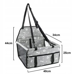 Transporter Samochodowy Dla Psa Fotelik Do Samochodu 40x34x44