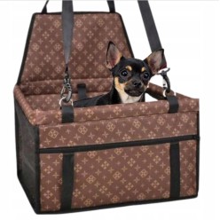 Modny Transporter Samochodowy Dla Psa Fotelik Do Samochodu 40x34x44