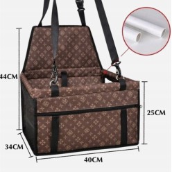 Modny Transporter Samochodowy Dla Psa Fotelik Do Samochodu 40x34x44