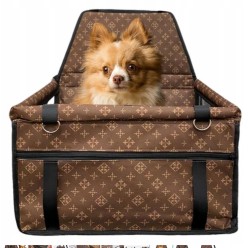 Modny Transporter Samochodowy Dla Psa Fotelik Do Samochodu 40x34x44