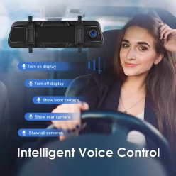 Lusterko Wsteczne Rejestrator Samochodowy 2x Kamera Carplay AndroidAuto