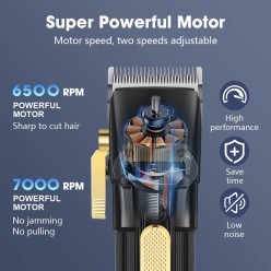 Maszynka Do Strzyżenia Włosów Gemmy GM8030 Gold Edition