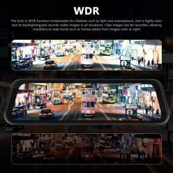 Lusterko Wsteczne Rejestrator Samochodowy 2x Kamera Carplay AndroidAuto