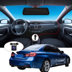 Lusterko Wsteczne Rejestrator Samochodowy 2x Kamera Carplay AndroidAuto