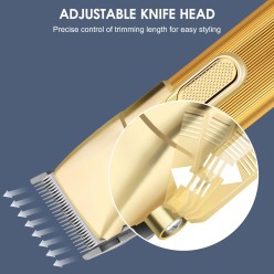 Maszynka Do Strzyżenia Włosów Gemmy GM8030 Gold Edition