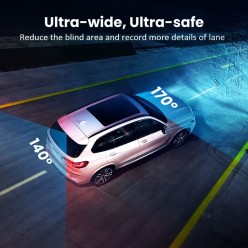 Lusterko Wsteczne Rejestrator Samochodowy 2x Kamera Carplay AndroidAuto