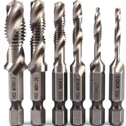 Zestaw 18 Wierteł Gwintujących M3,M4,M5,M6,M8,M10 Różne Długości