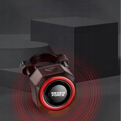 4w1 Inteligentna Lampka Rowerowa Dzwonek Rowerowy z Alarmem Antykradzieżowym