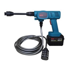 Myjka Ciśnieniowa Akumulatorowa Kompresor 2x Akumulatory 80Bar 2x6AH