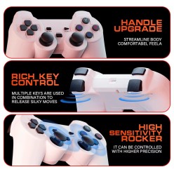 2w1 Projektor Rzutnik Konsola Do Gier Android Gry Netflix Miracast 64GB P30 MAX