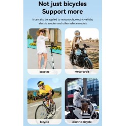 Głośnik Bluetooth z Radiem FM Uchwyt Rowerowy Klips na Plecak